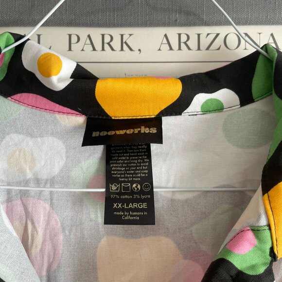 Nooworks Eggs World Domination Jumpsuit XXL NWOT - Picture 3 of 9